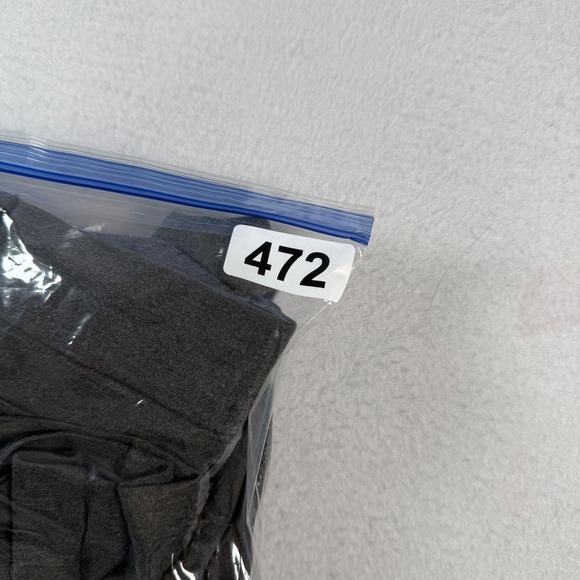 Quince Grey Wide Leg Flare Pants Stretch Knit Comfort Size M Womens Career - Picture 8 of 8